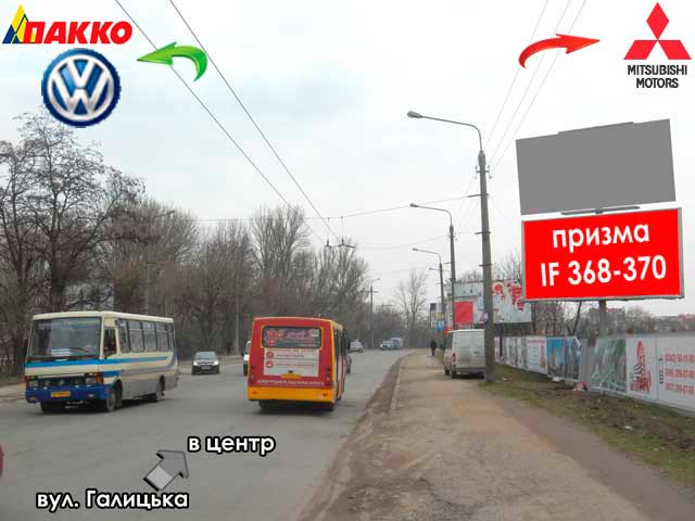 Призма 6x3,  Галицька-Целевича (міст)  низ А  (призма)