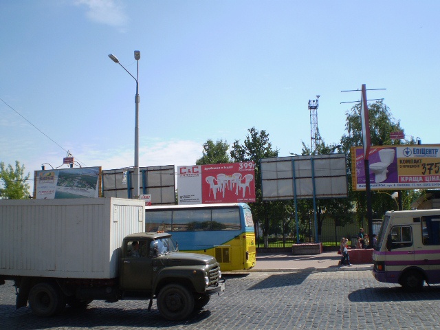 Щит 6x3,  Привокзальна-Грюнвальдська (вокзал)