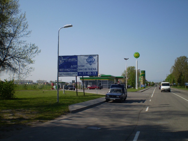 Щит 6x3,  Богородчани АЗС вїзд з Франківська